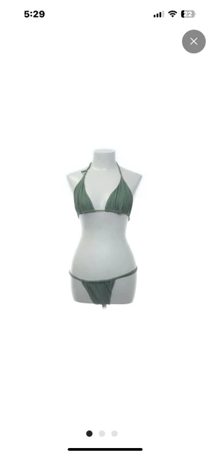 olive grön bikbi - ONESIZE  justerbara olive grön bikini  