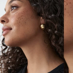 Säljer helt nya örhängen från Gina Tricot!  - Säljer ett par helt nya ”round earrings” från Gina Tricot! Slut på hemsidan. 