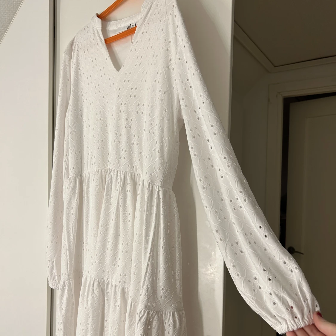 Vit studentklänning - 90