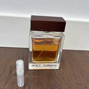 Dolce & Gabbana the one 2 ml test/sample   18 kr frakt betalas av köparen. 