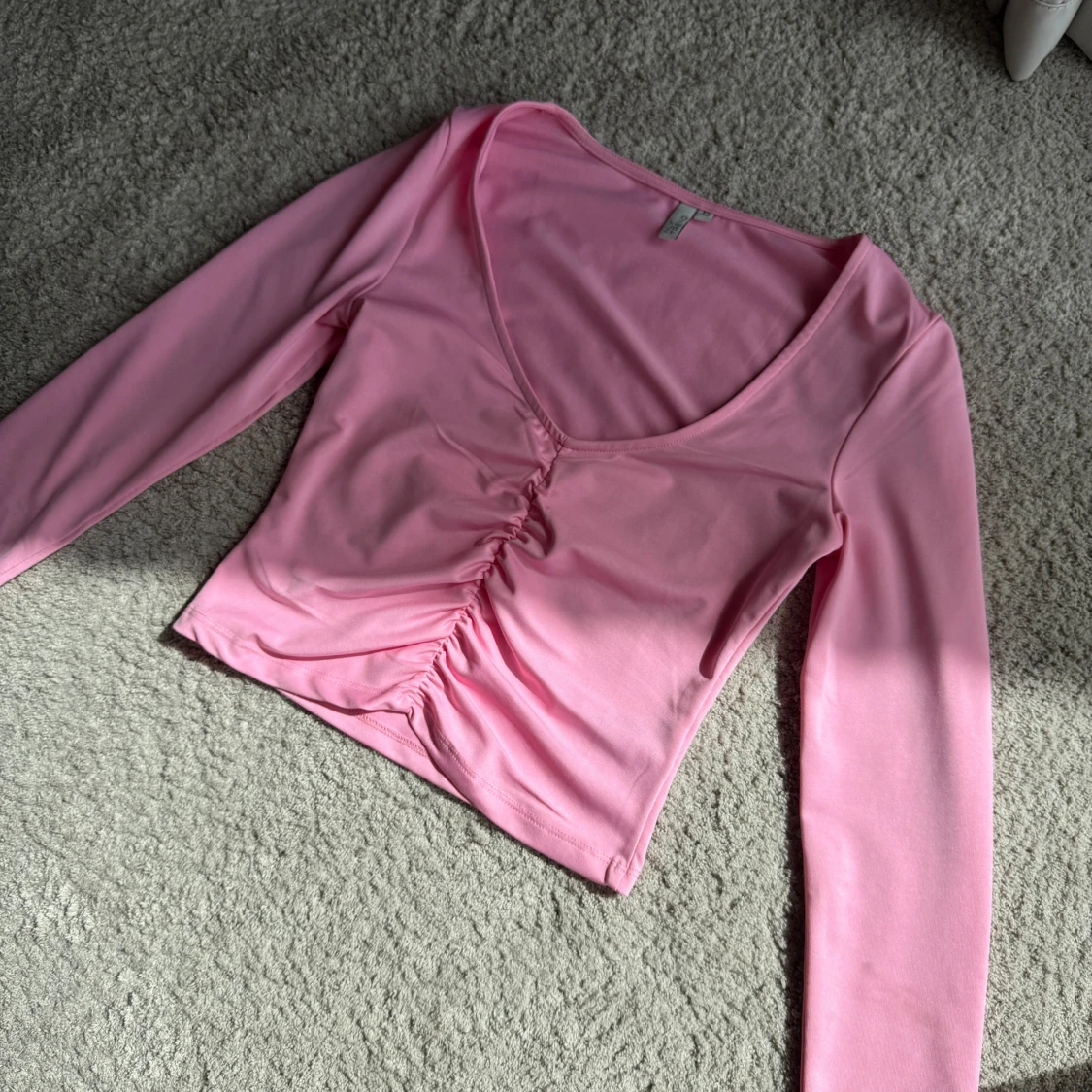 Rosa långärmad topp - 90