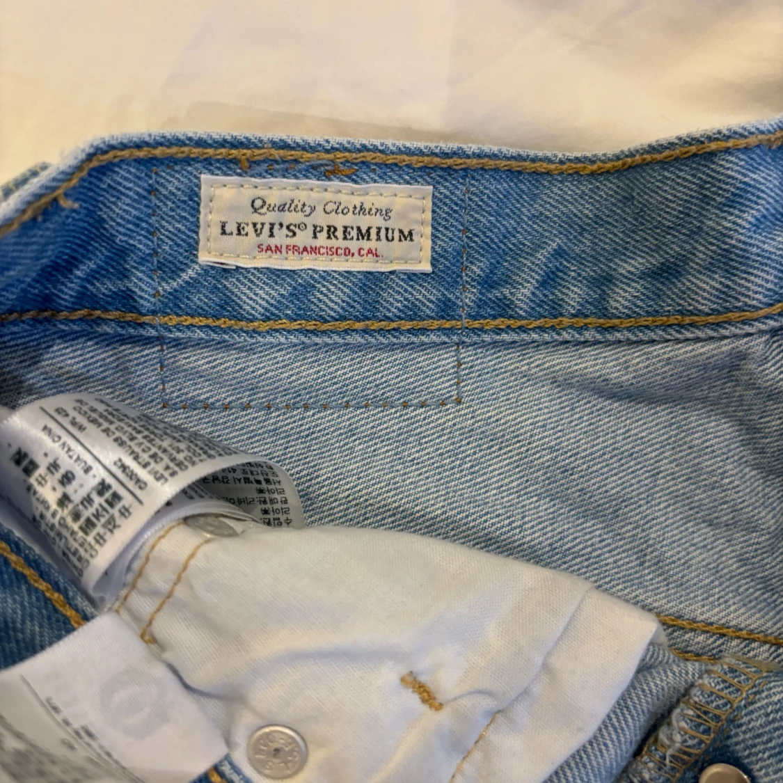 Blå Levisshorts  - 92