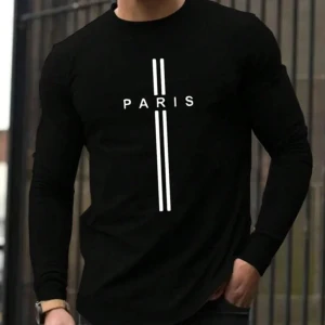 Herr Randig T-shirts Med Bokstavstryck - Hej den är nya och jag köpte 350kr men jag säljer den med 300kr  