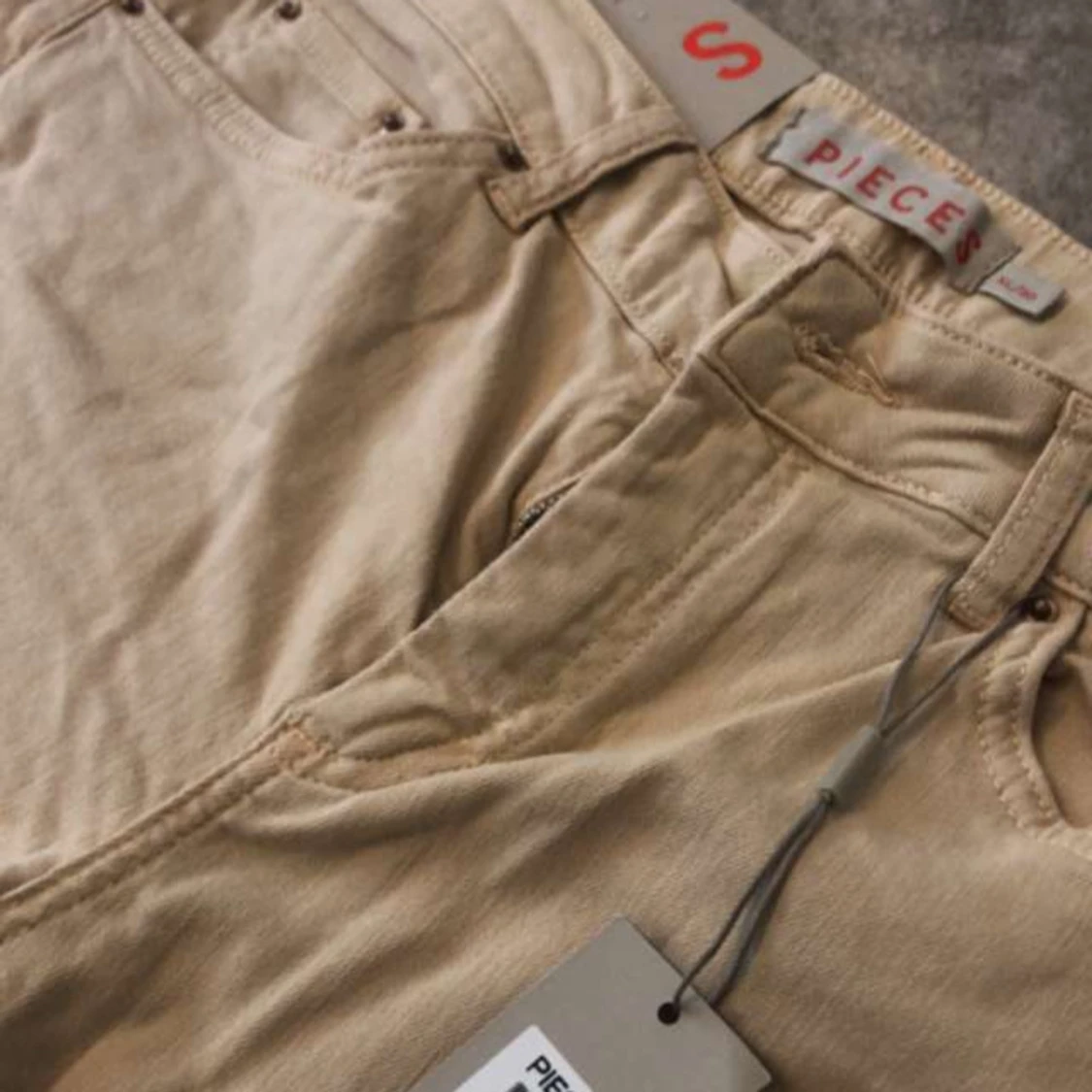 Beige flare Jeans Pieces - 90