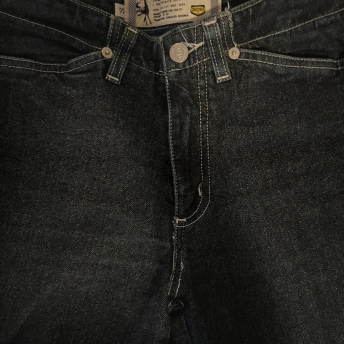 Vida Crocker jeans utan bakfickor  - 91