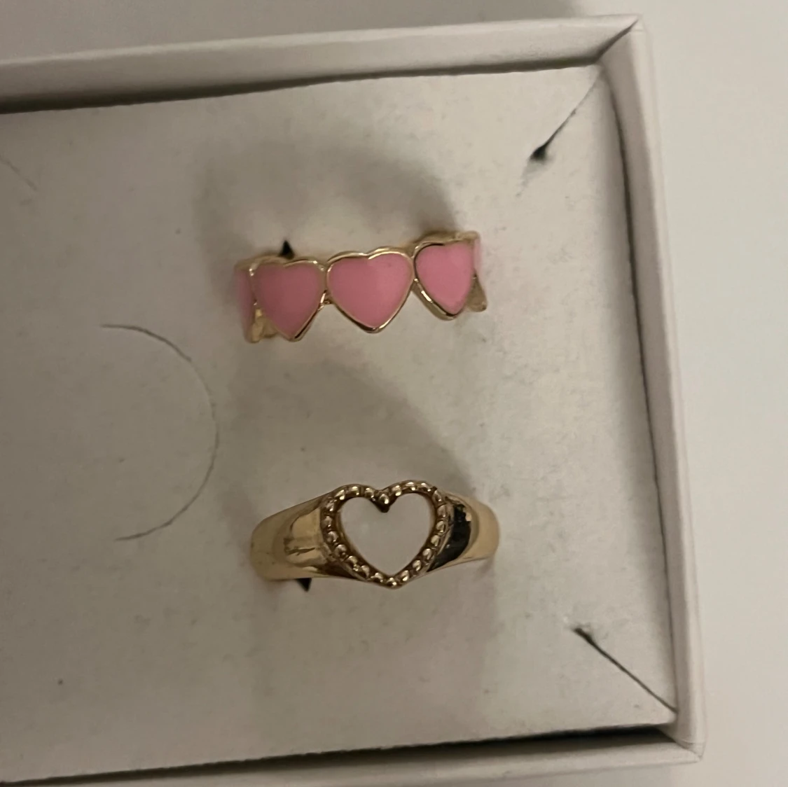 Hjärtformade ringar - 90