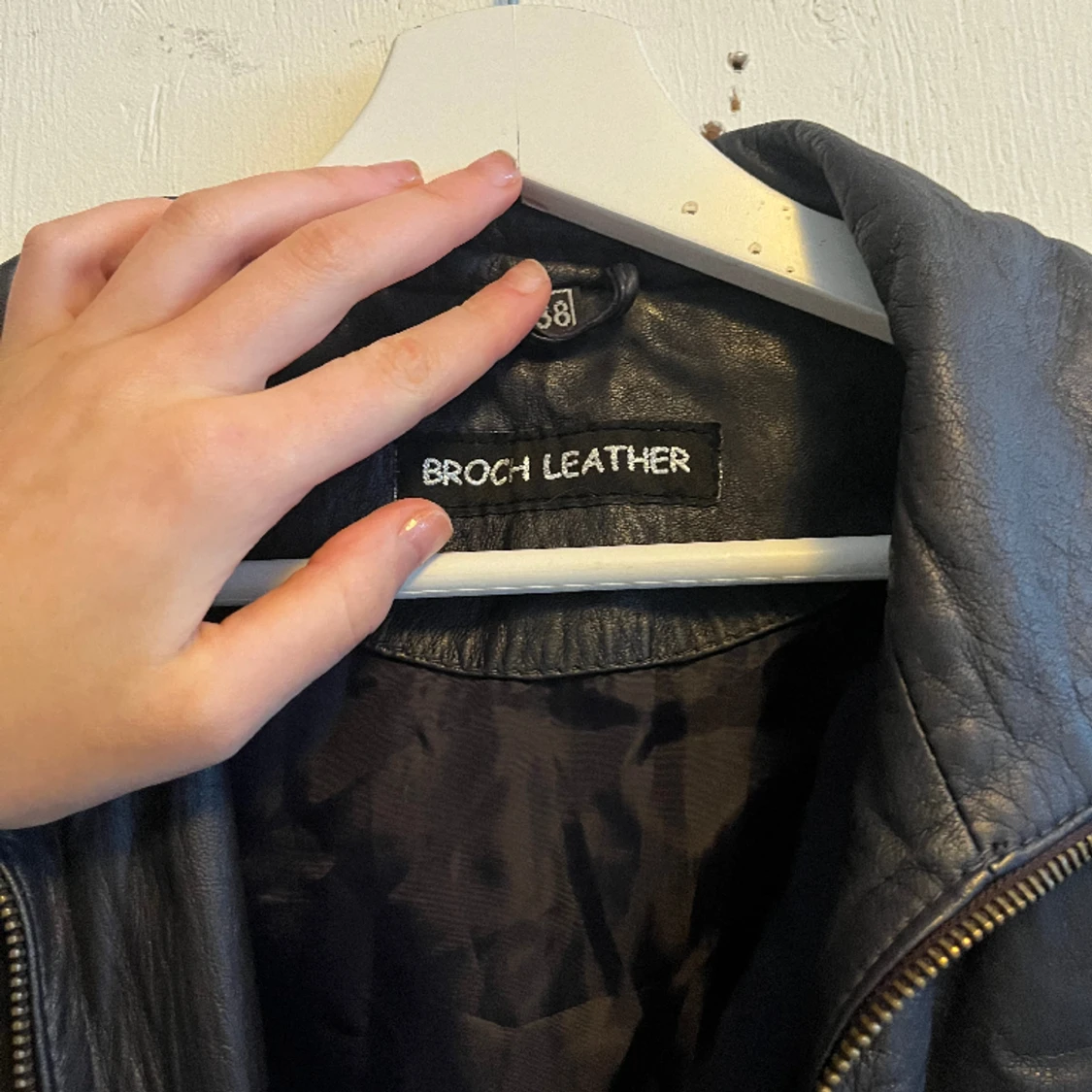 Skit snygg läder jacka! - 90