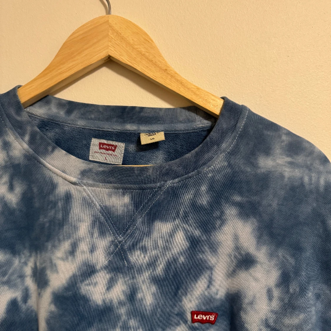 Blå Levis sweatshirt  - 90