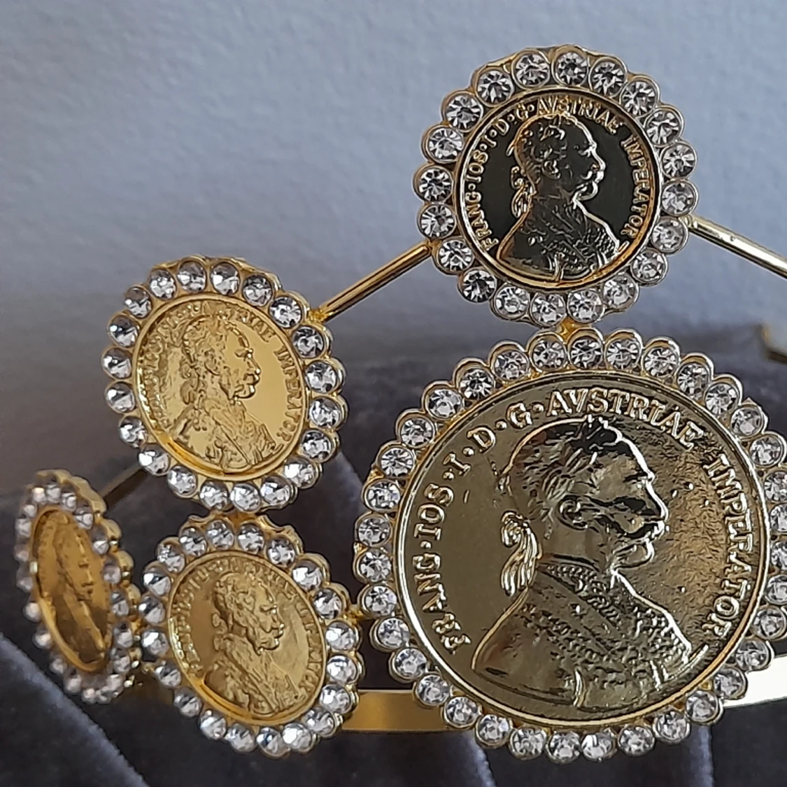 Guldpläterad Krona  - 91