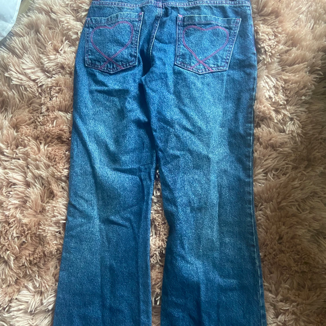 Jeans med tryck - 90