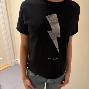 Zadig t-shirt  - Svart Zadig tshirt med tryck. Bra skick med inga defekter. Passar mig som är 160. Kan sänka pris vid snabb affär.