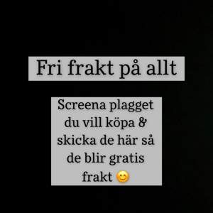 Gratis frakt på allt