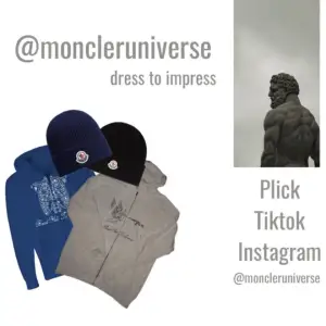 Just nu om du köper en zip hoodie ifrån Best Yet To Come, får du med en Moncler mössa av valfri färg på köpet! 💫  Tiktok @moncleruniverse Instagram @moncleruniverse 