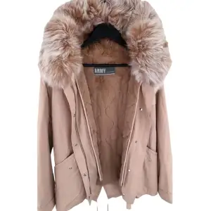 For sale - Womems Parka in very good condition. Light pink colour. Very fluffy and nice. Size 38 /Medium. Come from the luxury brand “Yves Salomon Army”.  New price it was 1200 euro. Now selling cheap. 