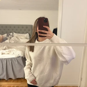 Vit stickad tröja hm - 199 kr + frakt 🫶🏻