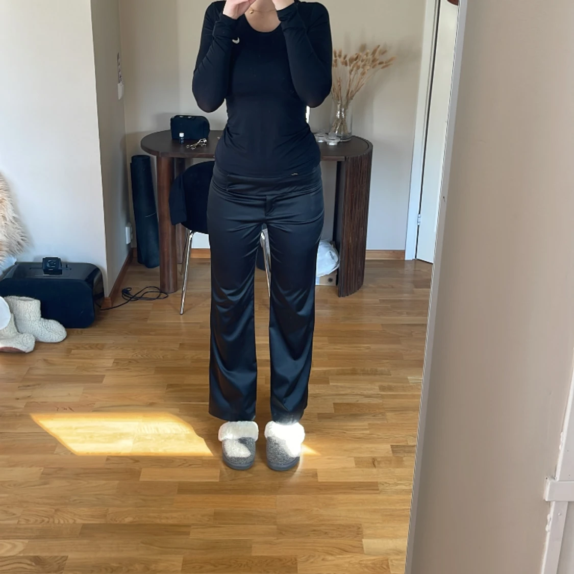 Lågmidjade kostymbyxor  - 90