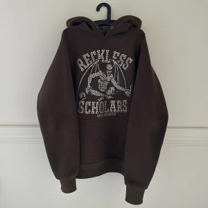 reckless scholars hoodie brown - INTRESSEKOLL! frakt tillkommer, pris kan diskuteras, betalning sker via swish, hör av er vid frågor & intresse.