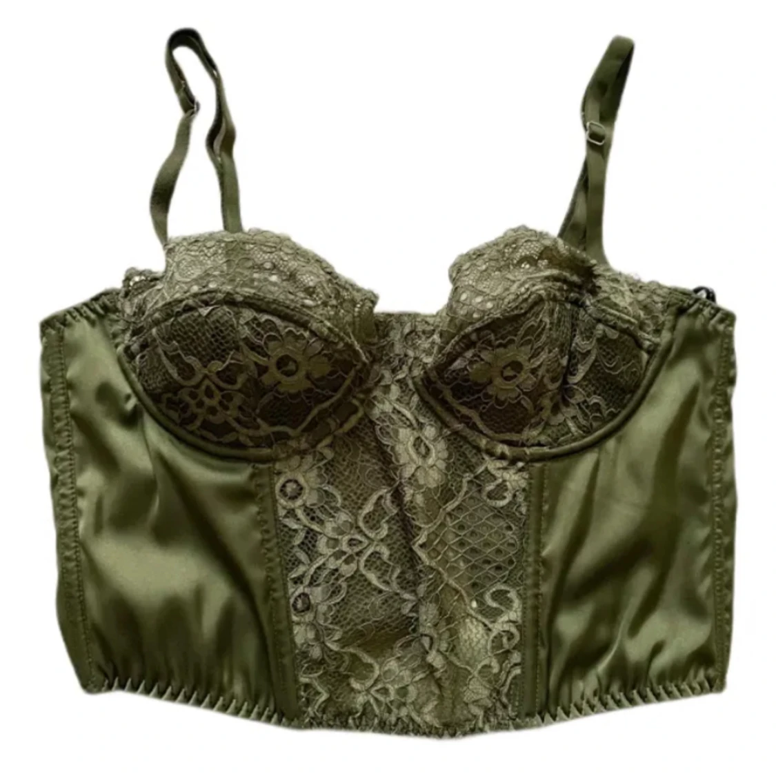 Grön korsettopp - 91