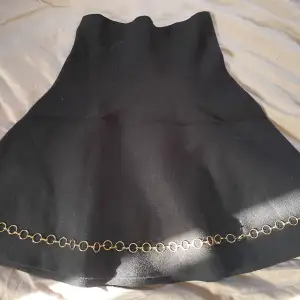Fin kjol från zara med coola gulddetaljer✨