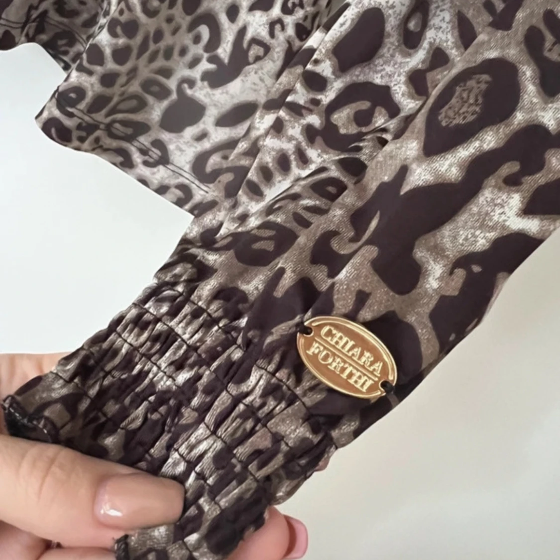 Blus leopard mönster - 90