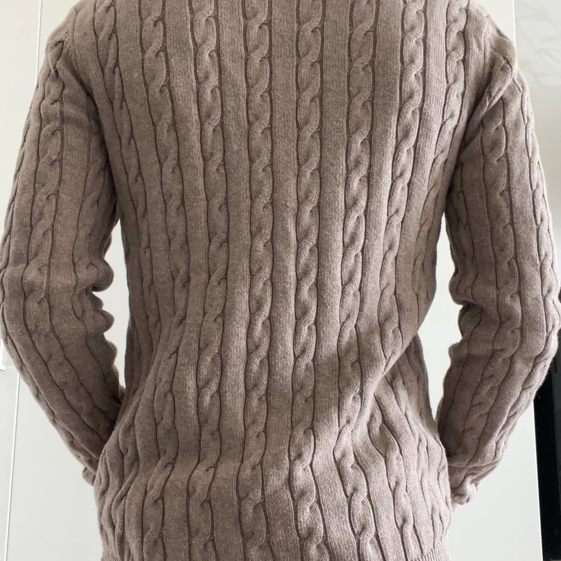 John henric kabelstickad halfzip - 90