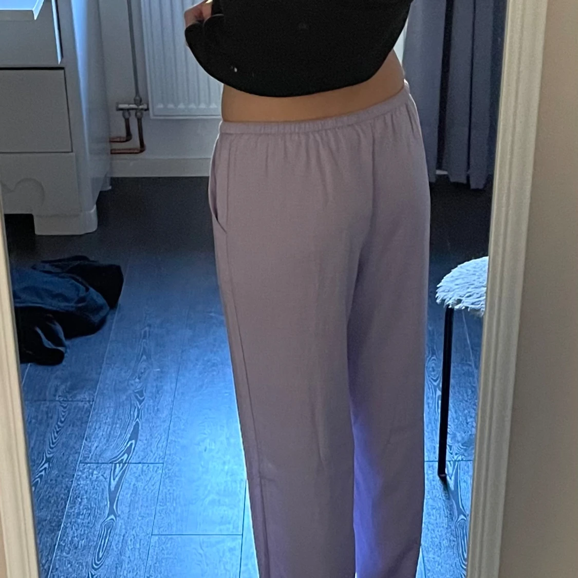 Lågmidjade linnebyxor  - 91