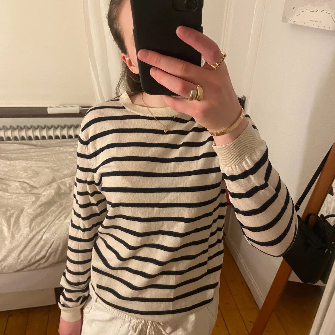 Superfin randig tröja från hm