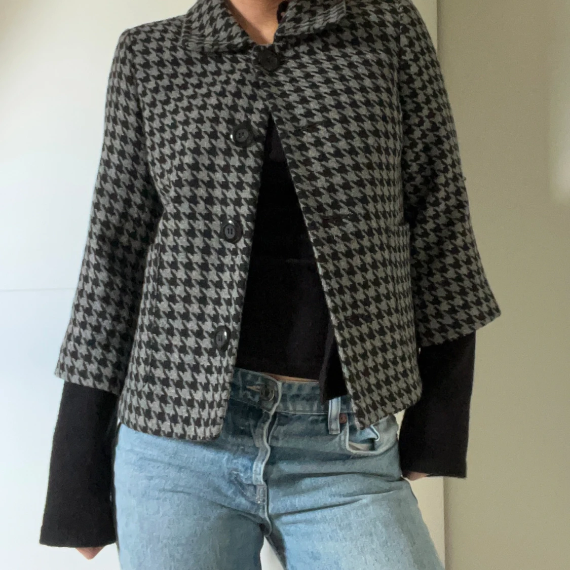 Tre kvarts ärmad kappa