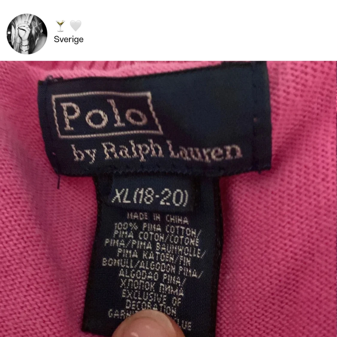 Ralph lauren tröja  - 90