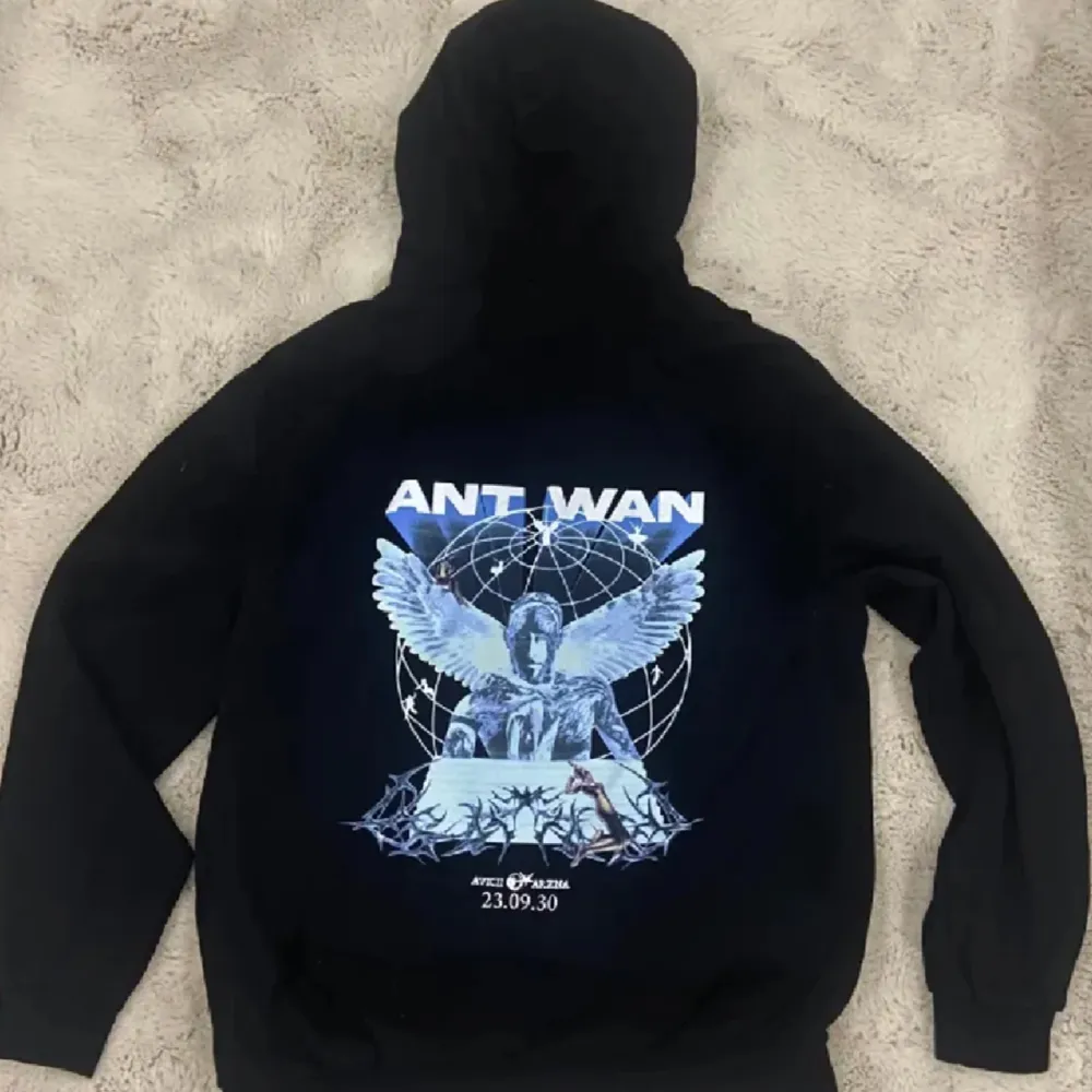 Säljer min ANT wan hoodie på grund av att jag inte vill ha den längre. Den ser helt ny ut och är i bra skick.. Hoodies.