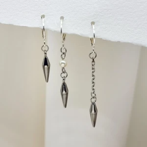 Handgjorda örhängen  - Handgjorda örhängen ● Material- rostfritt stål och glaspärlor ●Örhängeskrokar - rostfritt stål ●Längd -3,7cm, 5cm och 6cm .Vattentåliga, ändrar inte färgen! Följ:@ekjewelryofficial . 