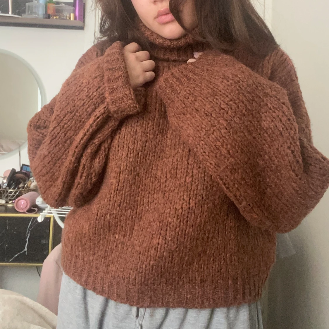 Varm stickad tröja - 93
