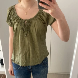 Sommar blus - Super sött grön blus från Lindex! 