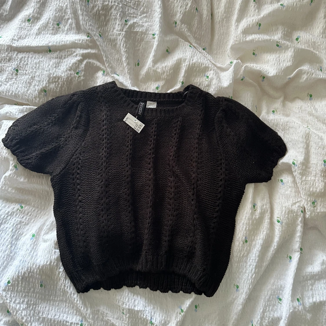 Stickad kortärmad  - 90