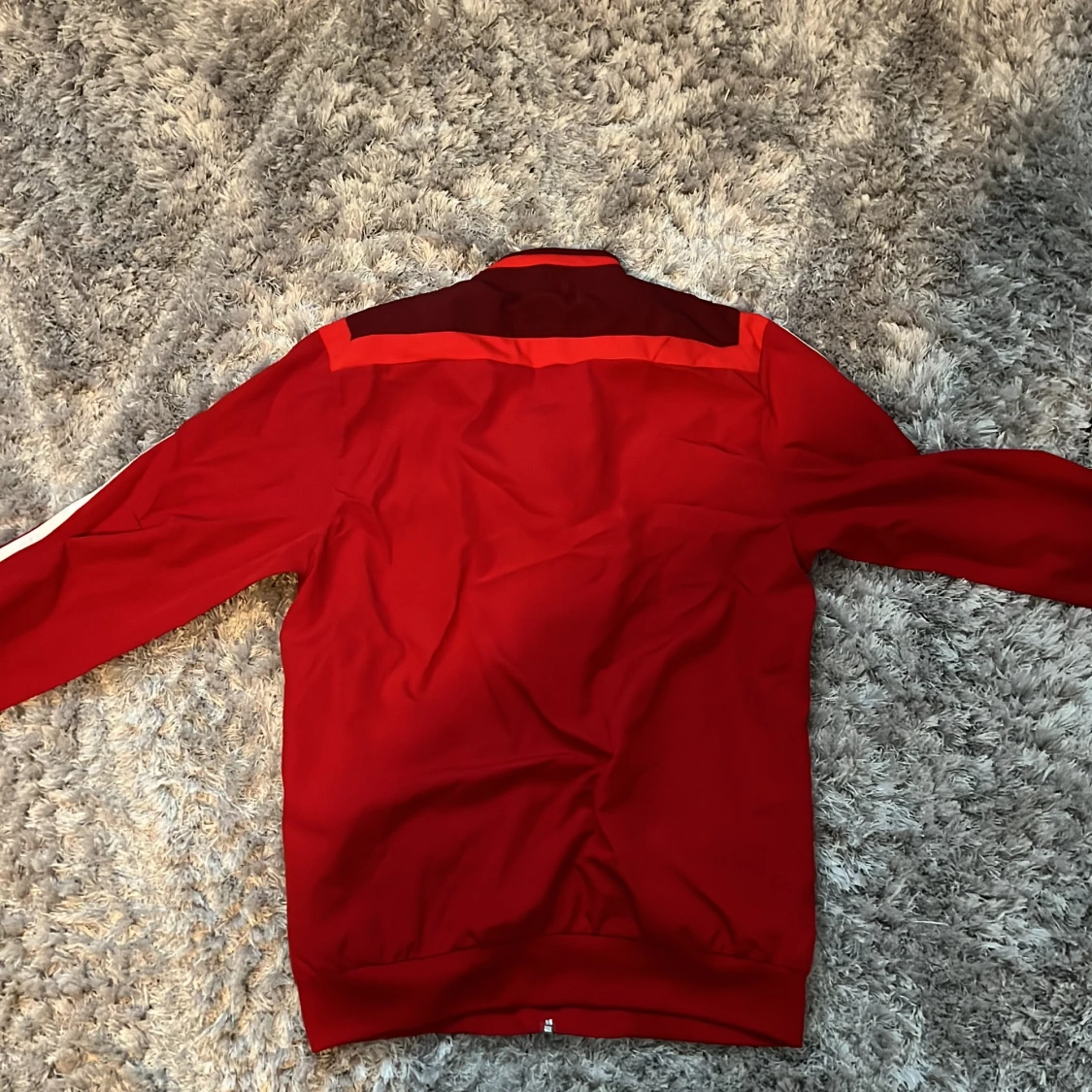 Adidas Röd Mesh Tränings Tröja/Jacka - 90