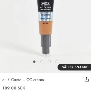 Säljer min helt oanvända Elf camo cc cream som jag köpte i london i färger medium 330 men som tyvärr va i fel nyans för mig💞