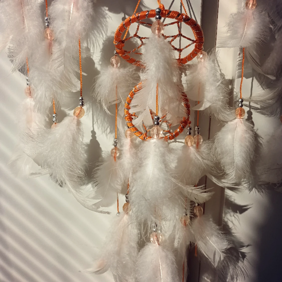 Rosa orange drömfångare - 91