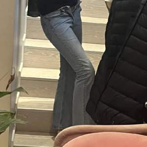 Säljer jätte snygga Lee bootcut jeans då dom tyvärr inte passar, storlek 26/30. Jätte fint skick🥰