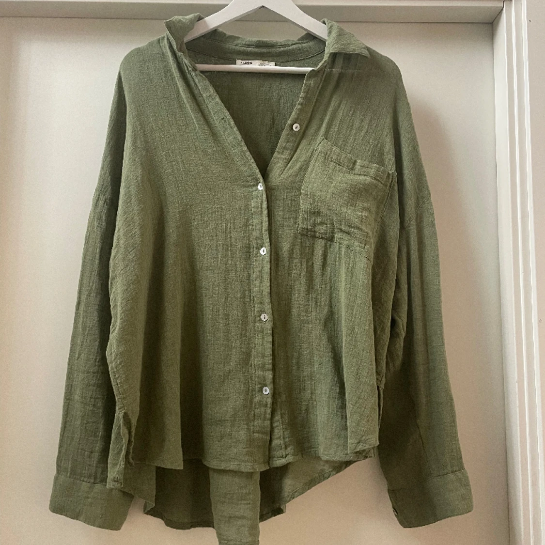 Grön blus/skjorta  - 91