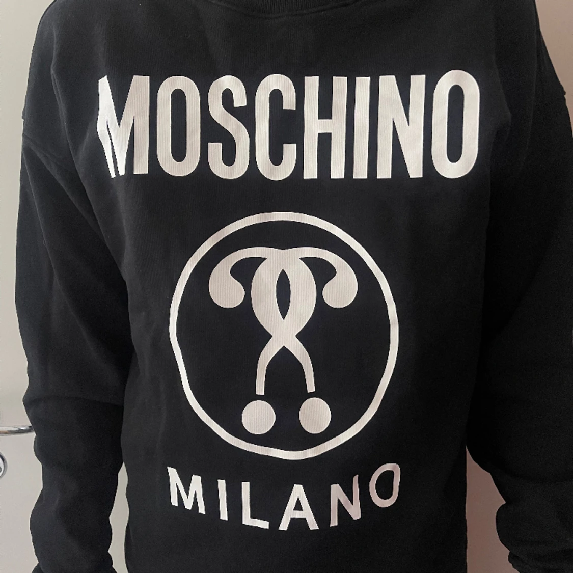 Moschino Milano Logo Print Sweatshirt