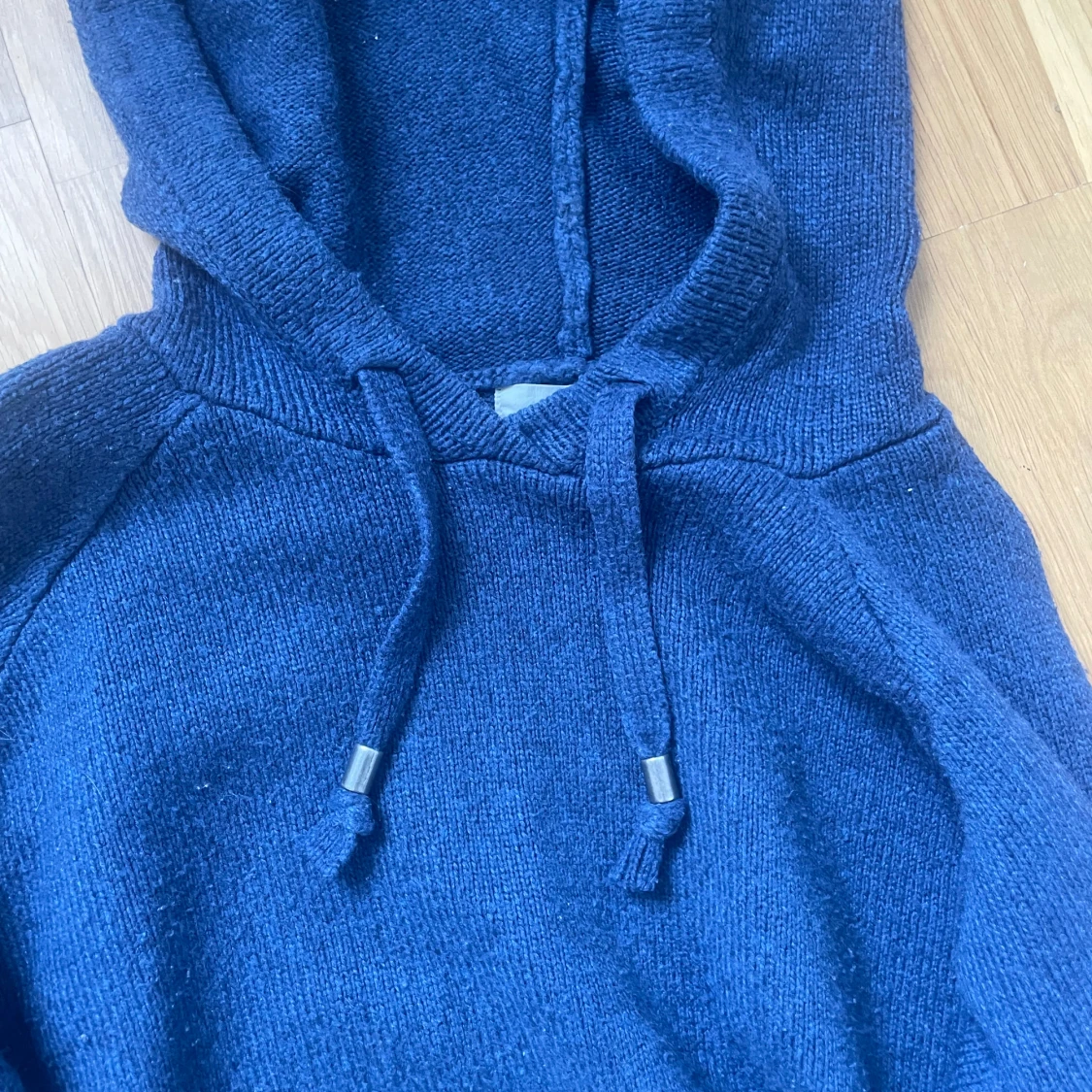 Stickad hoodie  - 90