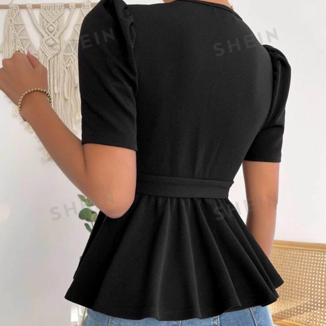Svart blus  - 90
