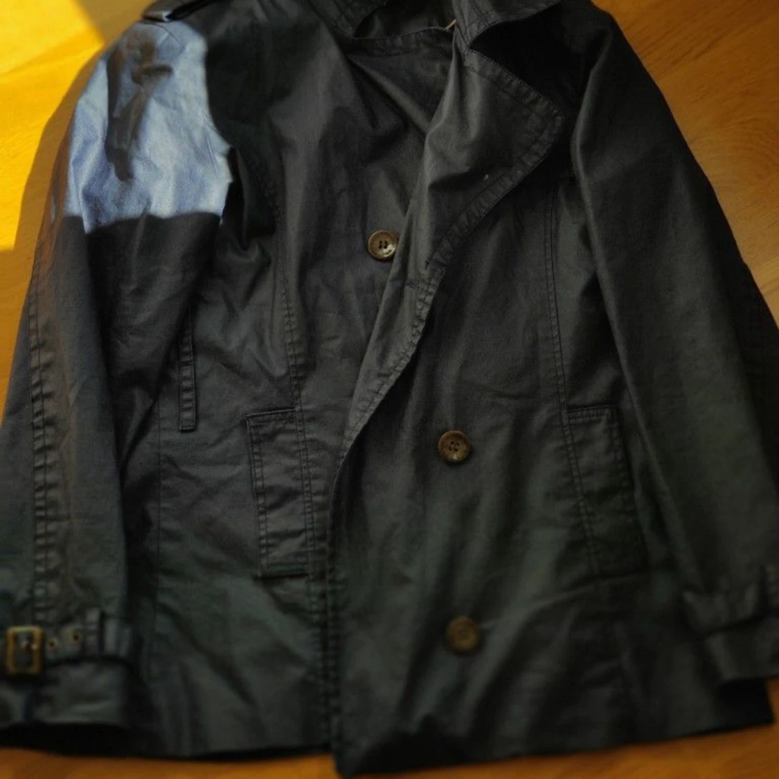 Jättevacker blå kappa - 90