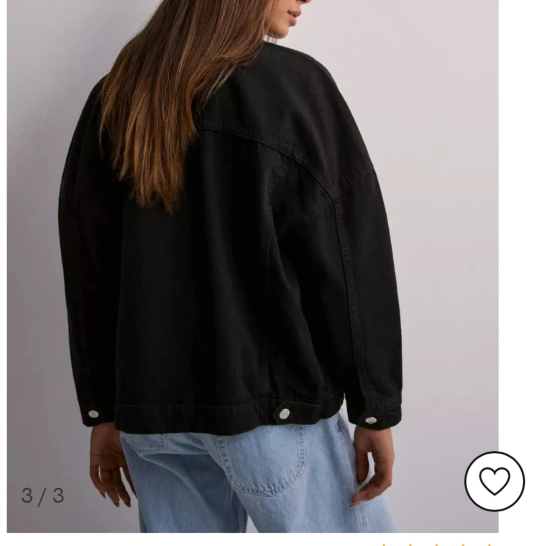 Svart jeans jacka   - 91