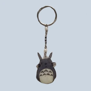 Totoro nyckelring - Söt totoro nyckelring av krympplast som man kan sätta på sin väska eller på nycklar.