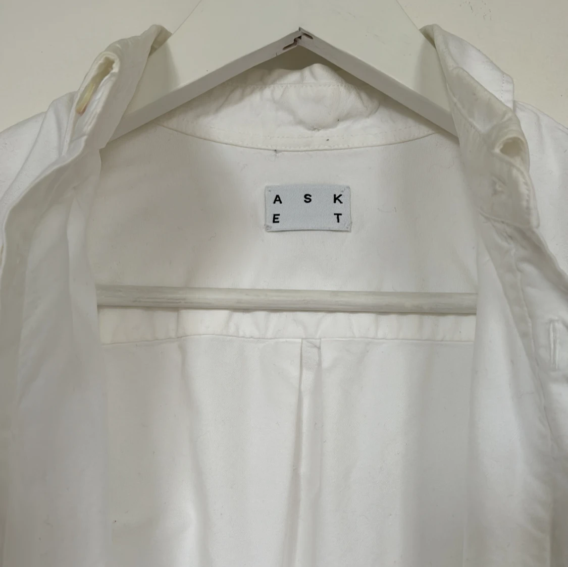 Asket oxfordskjorta vit - 91