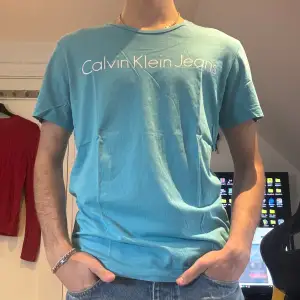 Calvin Klein t-shirt i väldigt bra skick!  Modellen är 183cm och väger 72kg!