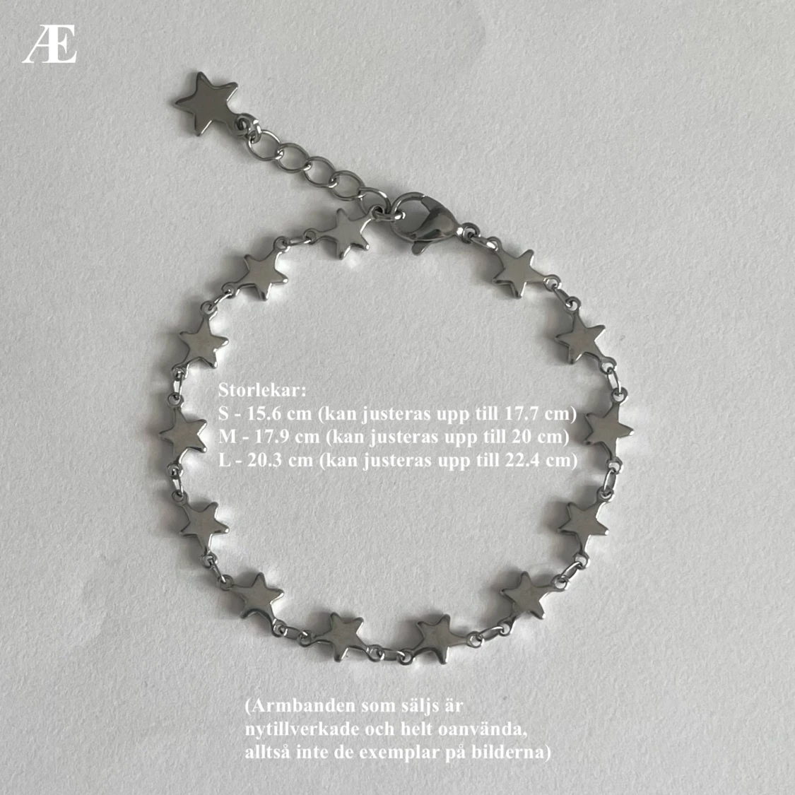 Stjärnarmband i rostfritt stål (Addellie Hoshizora) - 91