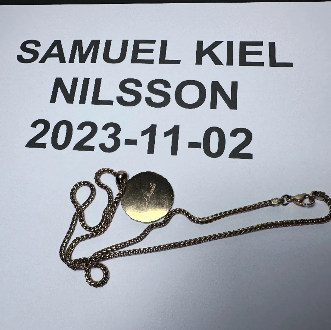 Flatbush Zombies guld halsband  - 90