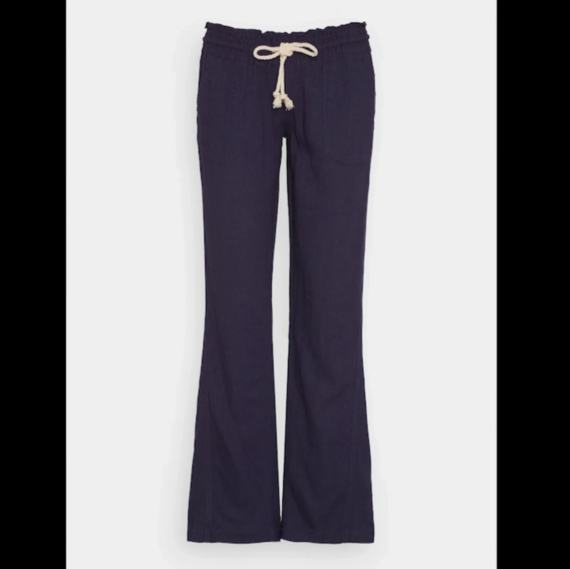 Marinblå roxy linnebyxor